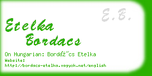 etelka bordacs business card